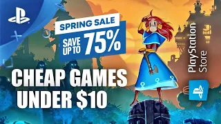 Best Cheap Games Under $10 on PSN Spring Sale 2024