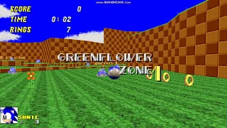 Sonic Robo Blast 2 2.1 - GreenFlower Zone - in 13 seconds! -with Early SONIC