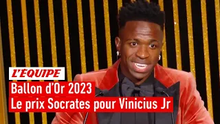 Ballon d'Or 2023 - Vinicius Júnior (Real Madrid) remporte le prix Socrates du footballeur engagé