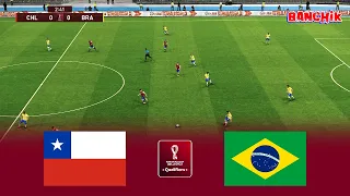 Chile vs Brazil - World Cup 2022 Qualifiers - Full Match eFootball PES 2021