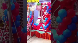 Spider-Man Theme Balloon Decoration Birthday Party #Shorts #Viral #Short #Party #New #Spider