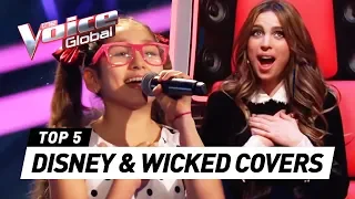 BEST DISNEY & WICKED auditions in The Voice Kids