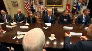 Trump hosts US carmakers CEOs at the White House