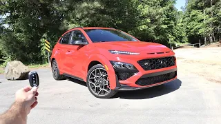 2022 Hyundai Kona N: Start Up, Launch Control, Exhaust, Test Drive and POV