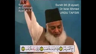 94 Surah Inshirah Dr Israr Ahmed Urdu