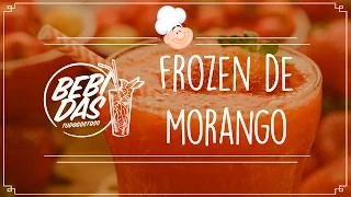 Frozen de morango — Bebidas TudoGostoso