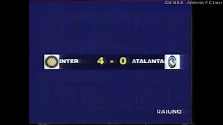 1997-98 (25^ - 14-03-1998) INTER-Atalanta 4-0 [Moriero,Kanu,Ronaldo,Cauet] Servizio 90°Minuto Rai1