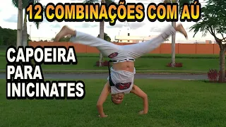 12 combinações com aú simples (Aula 28 - Capoeira para iniciantes)