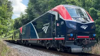 Amtrak Railfanning in DeLeon Springs FL. (4/29/24)