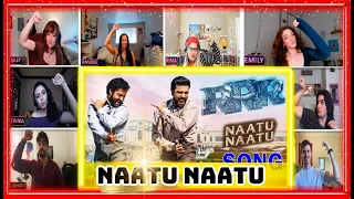 NAATU NAATU Song REACTION| 22k Milestone🥳| Ram Charan| JR NTR| Featuring ALL OF US!❤️ #naatunaatu
