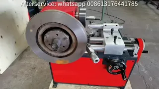 Brake disc and brake drum skimming machine brake disc cutting lathe machine for all cars