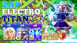 TH15 Zap Electro Titan Smash Attacks in Legend League! Clash of Clans