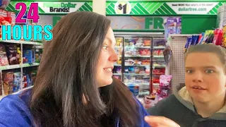 24 Hours Eating Only Dollar Store Food