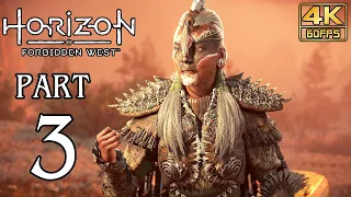 HORIZON II Forbidden West Walkthrough PART 3 (PS5) Gameplay No Commentary @ 4K 60ᶠᵖˢ ✔