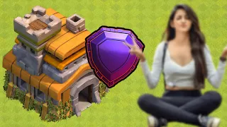 1st Girl Clasher To Hit Legends From TH7 ! Clash of Clans