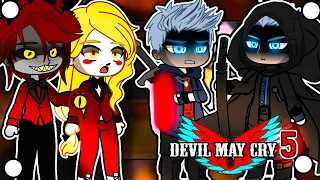 Hazbin Hotel React to DMC 5 As The Future Part 3 || Devil May Cry 5 || Gacha react