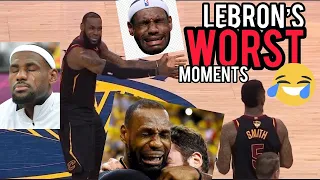 LeBron's James Worst Career Moments Of All Time