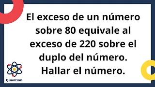 Problema con Ecuaciones de Primer Grado Ej. 84-9 | Algebra de Baldor