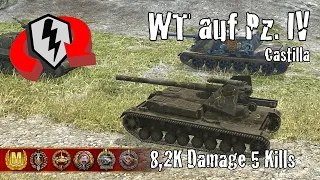 Waffenträger auf Pz. IV  |  8,2K Damage 5 Kills  |  WoT Blitz Replays