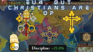 EU4 but CHRISTIANS ARE OVERPOWERED - AI COPTIC AQ?! - EU4 AI Only Timelapse