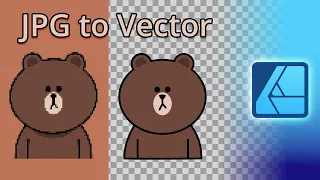 Affinity Designer 2.1 Vector Trace How to Turn JPG Image Into SVG Vector Graphics