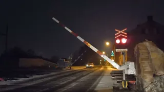 železniční přejezd Krupka,Bohosudov/czech railroad crosing-14.12.2022