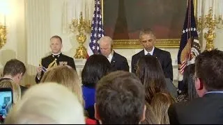 Obama surprises Biden with top civilian honor