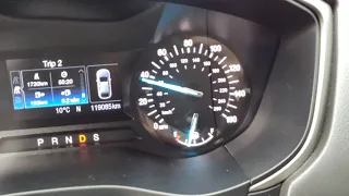 Ford Fusion 1.5 Turbo  0-100 km/h acceleration