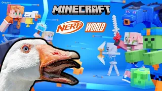 Minecraft X NERF DLC Gameplay