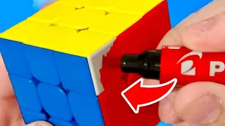 Dumb Rubik’s cube CHEATS be like…