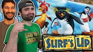 SURF'S UP IS SO GOOD DUDE! Surf's Up Movie Reaction! CHICKEN JOE IS HILARIOUS