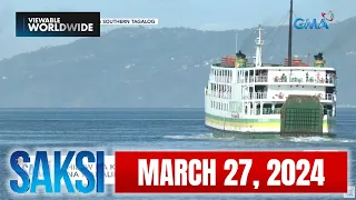 Saksi Express: March 27, 2024 [HD]