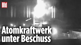 Beschuss durch Putins Truppen: Feuer in ukrainischem Atomkraftwerk | Ukraine-Krieg