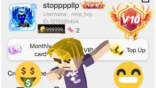 I GOT VIP 10 ACCOUNT IN GIVE AWAY | BLOCKMAN GO