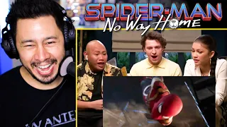 Tom Holland, Zendaya & Jacob FULL REACTION Spider-Man No Way Home Trailer 2 | REACTION