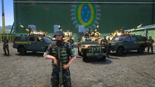 TENTARAM INVADIR A BASE MILITAR DO EXÉRCITO BRASILEIRO | GTA 5 POLICIAL