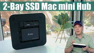 2 Bay SSD Storage Hub For Your Mac mini (M1 or M2)