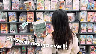 ₊˚⊹♡ cheapest manga shopping with me EVER!! // prices included