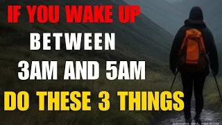 If you wake up between 3AM & 5AM, DO THESE 3 Things (Christian Inspirational)