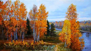 Осенние пейзажи художника Эдуарда Панова