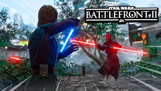 Star Wars Battlefront 2 But I Swap To A Random Hero When I Respawn! (Battlefront 2)