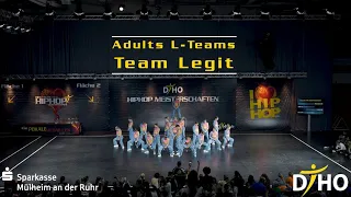 Team Legit | 2. Platz- Adults L-Teams M-Reihe HipHop