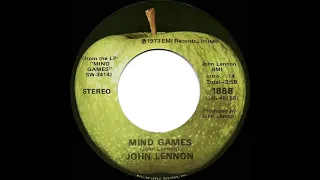 1973 HITS ARCHIVE: Mind Games - John Lennon (stereo 45)