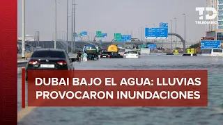 Lluvias en Emiratos Árabes Unidos causan inundaciones en aeropuerto y calles de Dubái