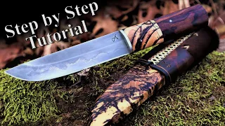 Puukko knife a step by step build series Pt.1 Making a Nordic knife blade