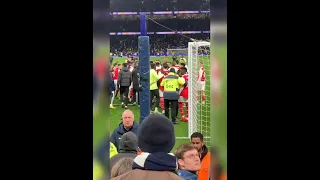 😡😡Full fight - Richarlison and Tottenham fans bully Arsenal's Ramsdale after North London Derby