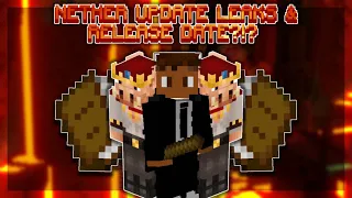 NETHER UPDATE LEAKS AND RELEASE DATE!?! (Predictions/leaks) | Hypixel Skyblock