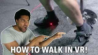 HOW TO WALK AROUND IN VR WITH YOUR TRAINERS! Cybershoes Review 2021