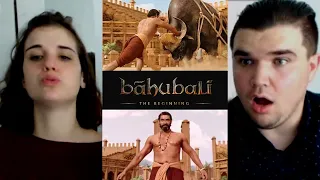 BAHUBALI: Bhallaladeva Entry Scene REACTION - Bull Fight Scene - Rana Daggubati - Aussie Dillon