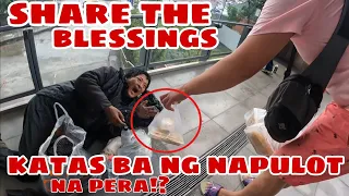 Ipinamahagi na ba Namin ang Napulot na Pera sa mga Homeless!?